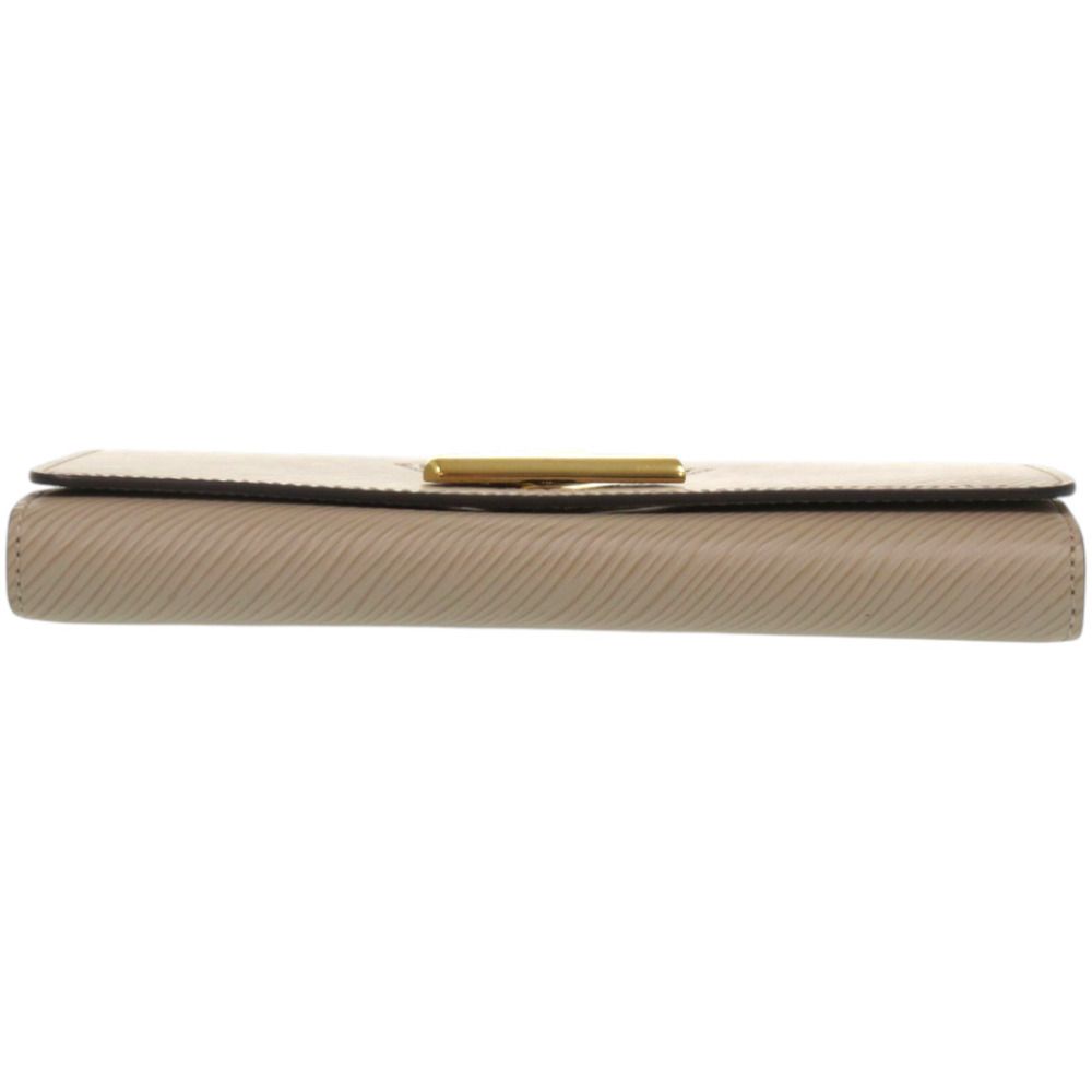 Louis Vuitton Portefeuille Twist Epi Leather Beige Bifold Wallet — view 4