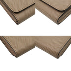 Louis Vuitton Portefeuille Twist Epi Leather Beige Bifold Wallet — view 5