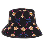 Gucci Pikarar Kawaii Baguette Hat M Shiba Inu Black Blue X Pink — view 3