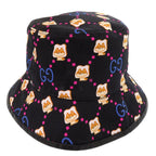 Gucci Pikarar Kawaii Baguette Hat M Shiba Inu Black Blue X Pink — view 4