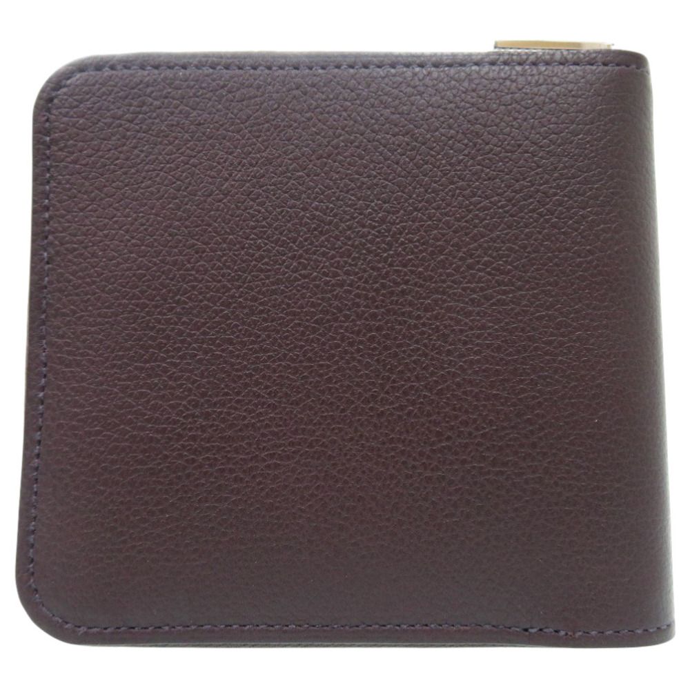 Hermes Zipengo Verso Bifold Wallet Compact Color Gold — view 3