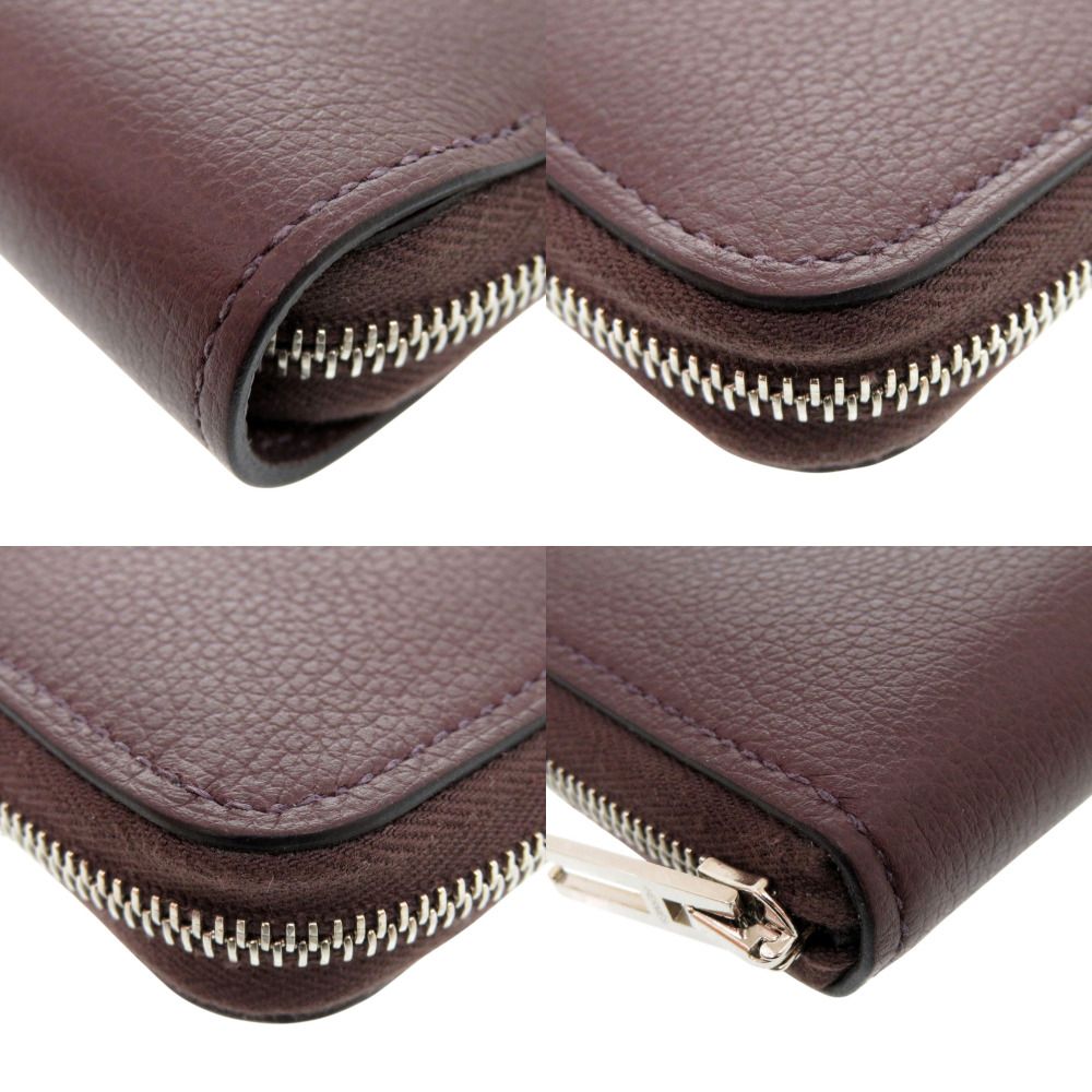 Hermes Zipengo Verso Bifold Wallet Compact Color Gold — view 9
