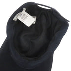Hermes Cashmere Acetate Navy Cap Hat — view 3