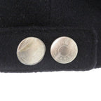 Hermes Cashmere Acetate Navy Cap Hat — view 5