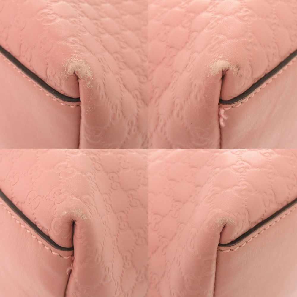 Gucci Micro Guccissima Leather Pink 2-Way Tote Shoulder Bag — view 4
