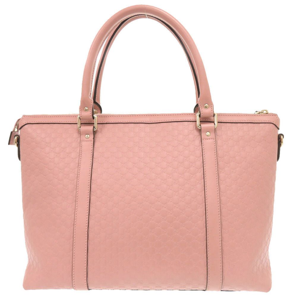 Gucci Micro Guccissima Leather Pink 2-Way Tote Shoulder Bag — view 2