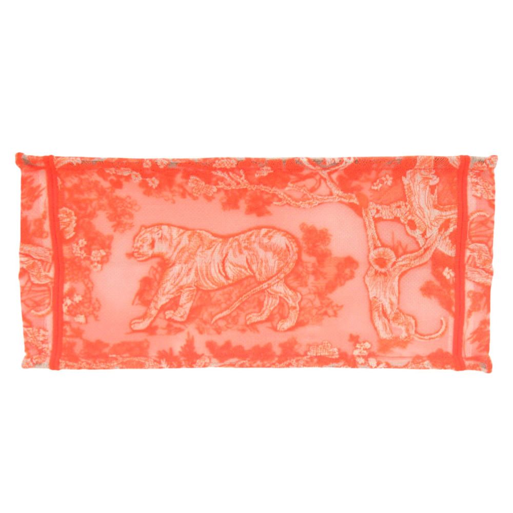 Dior Bookte Toile de Jouy Embroidery Mesh Orange White — view 4