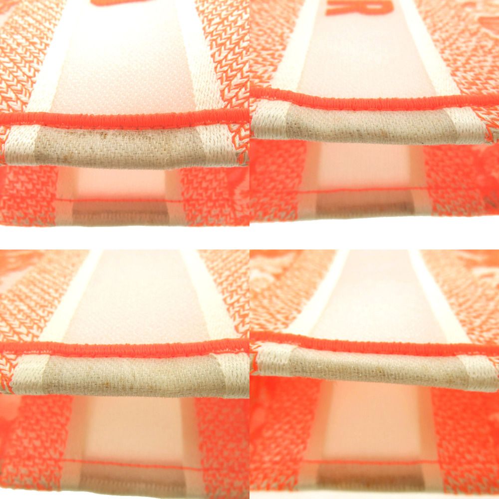 Dior Bookte Toile de Jouy Embroidery Mesh Orange White — view 7