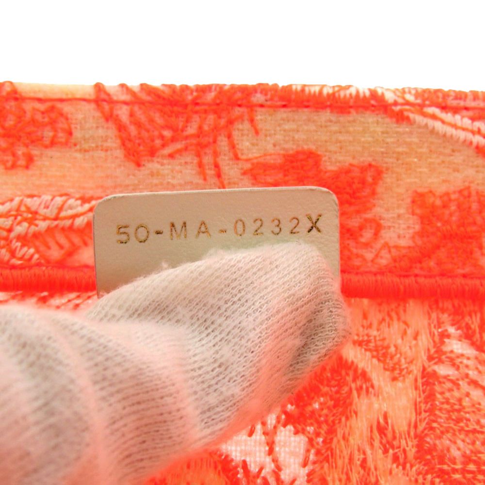 Dior Bookte Toile de Jouy Embroidery Mesh Orange White — view 5