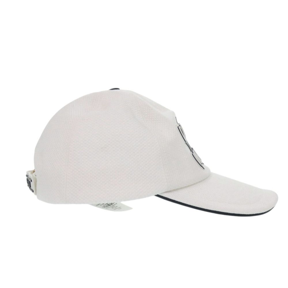 Dior D Player Vibe Baseball Cap Cotton White Hat — view 3