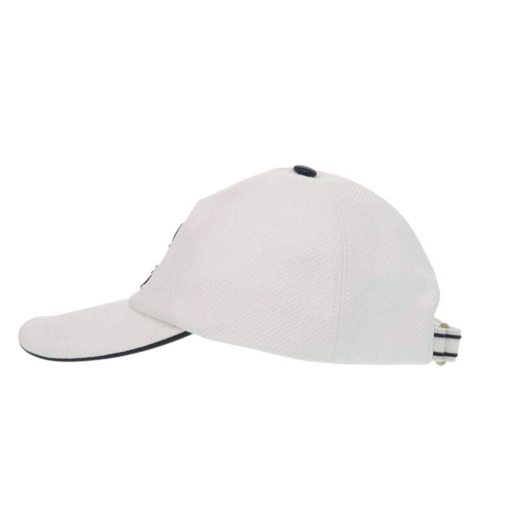 Dior D Player Vibe Baseball Cap Cotton White Hat — view 5