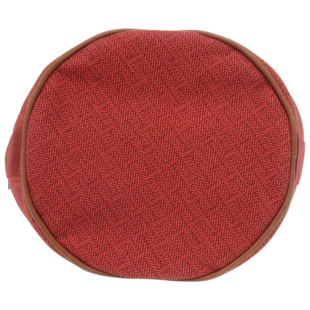 Hermes Saxo MM Toile Ash Orange Handbag — view 3