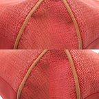 Hermes Saxo MM Toile Ash Orange Handbag — view 9