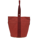 Hermes Saxo MM Toile Ash Orange Handbag — view 2