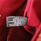 Hermes Saxo MM Toile Ash Orange Handbag — view 6