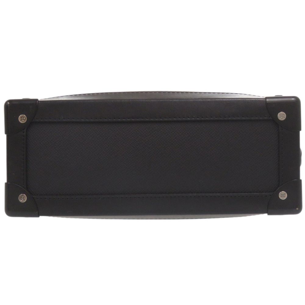 Louis Vuitton Soft Trunk Rainbow Color Taiga Leather Black Shoulder Bag — view 3