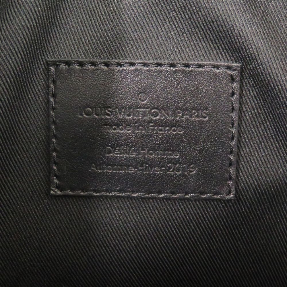 Louis Vuitton Soft Trunk Rainbow Color Taiga Leather Black Shoulder Bag — view 7
