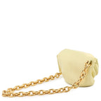 Bottega Veneta Belt Bag the Chain Pouch Leather Light Yellow — view 2