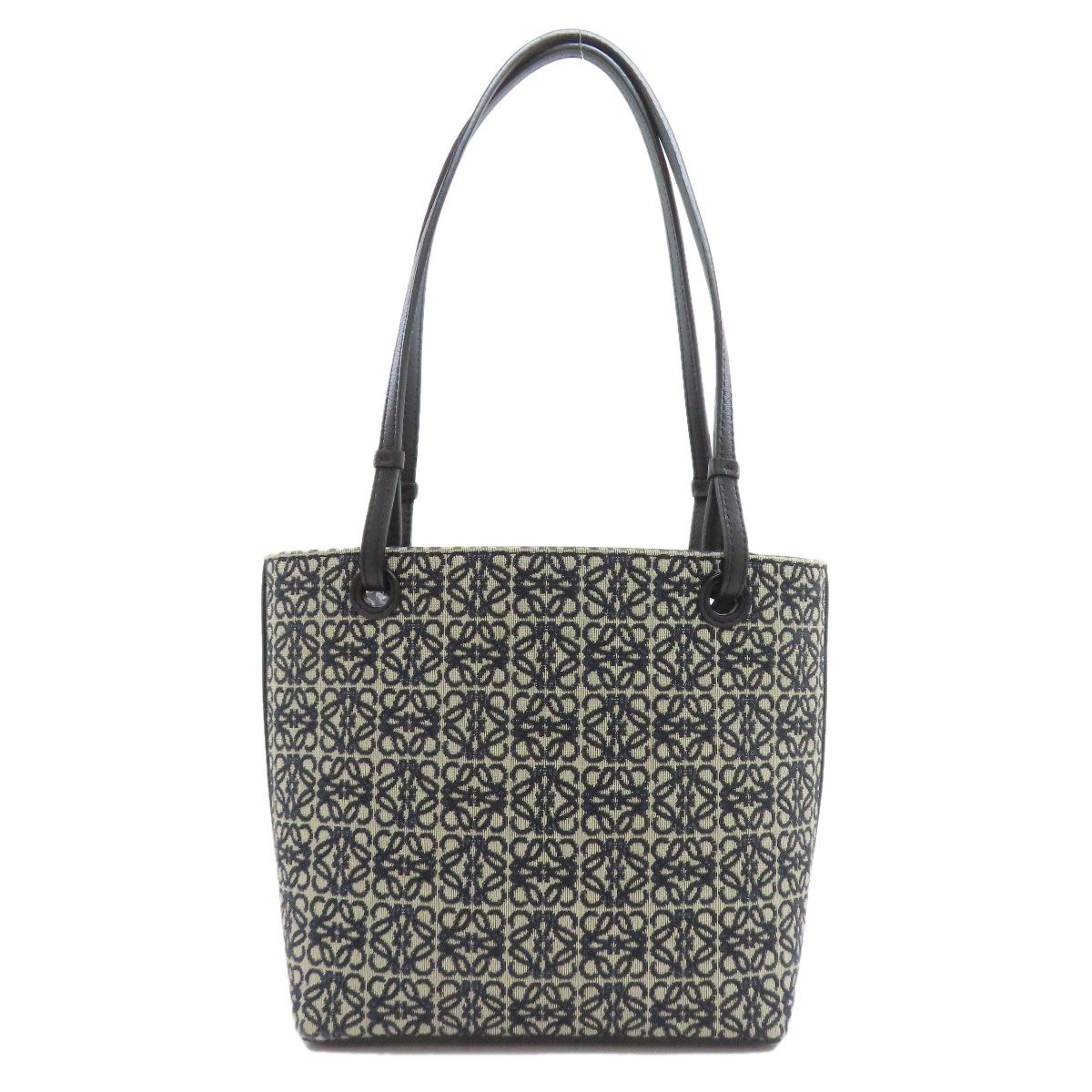 Loewe Anagram Tote Canvas Leather — view 2