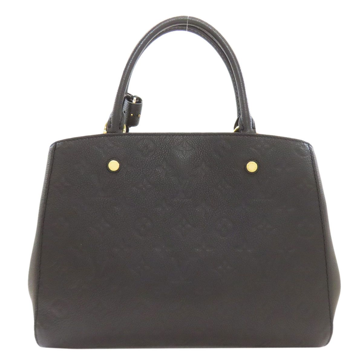 Louis Vuitton Montaigne MM Handbag Noir Black — view 2