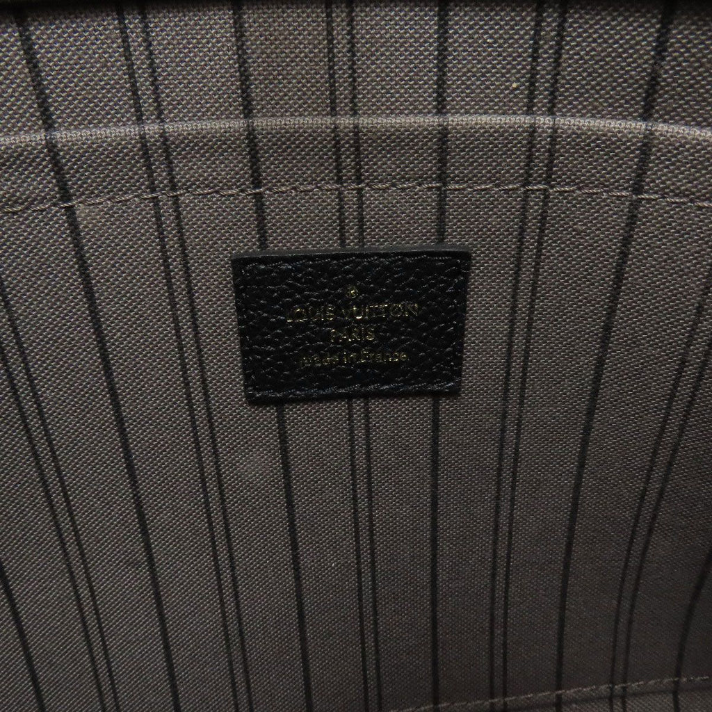 Louis Vuitton Montaigne MM Handbag Noir Black — view 6