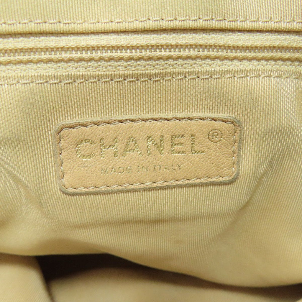 Chanel Quilted CC Logo Gold 2-Way Shoulder Bag Black — view 6