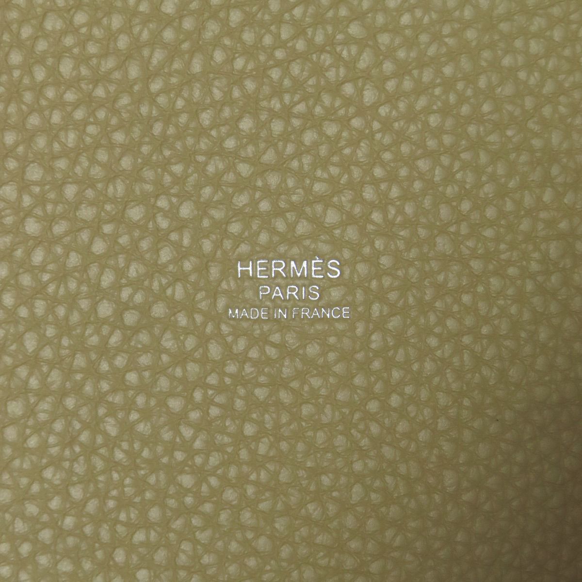 Hermes Picotin Lock MM Silver Handbag Beige — view 6