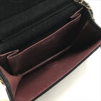Chanel CC Logo Quilted Cotton Chain Shoulder Bag Push Lock Black — view 9