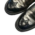 Prada Sport Leather Shoes Monk Strap Wing Tip Bicolor Sneakers 37 Black — view 3