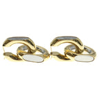 Saint Laurent Yves Cassandra Duo Link Earrings — view 4