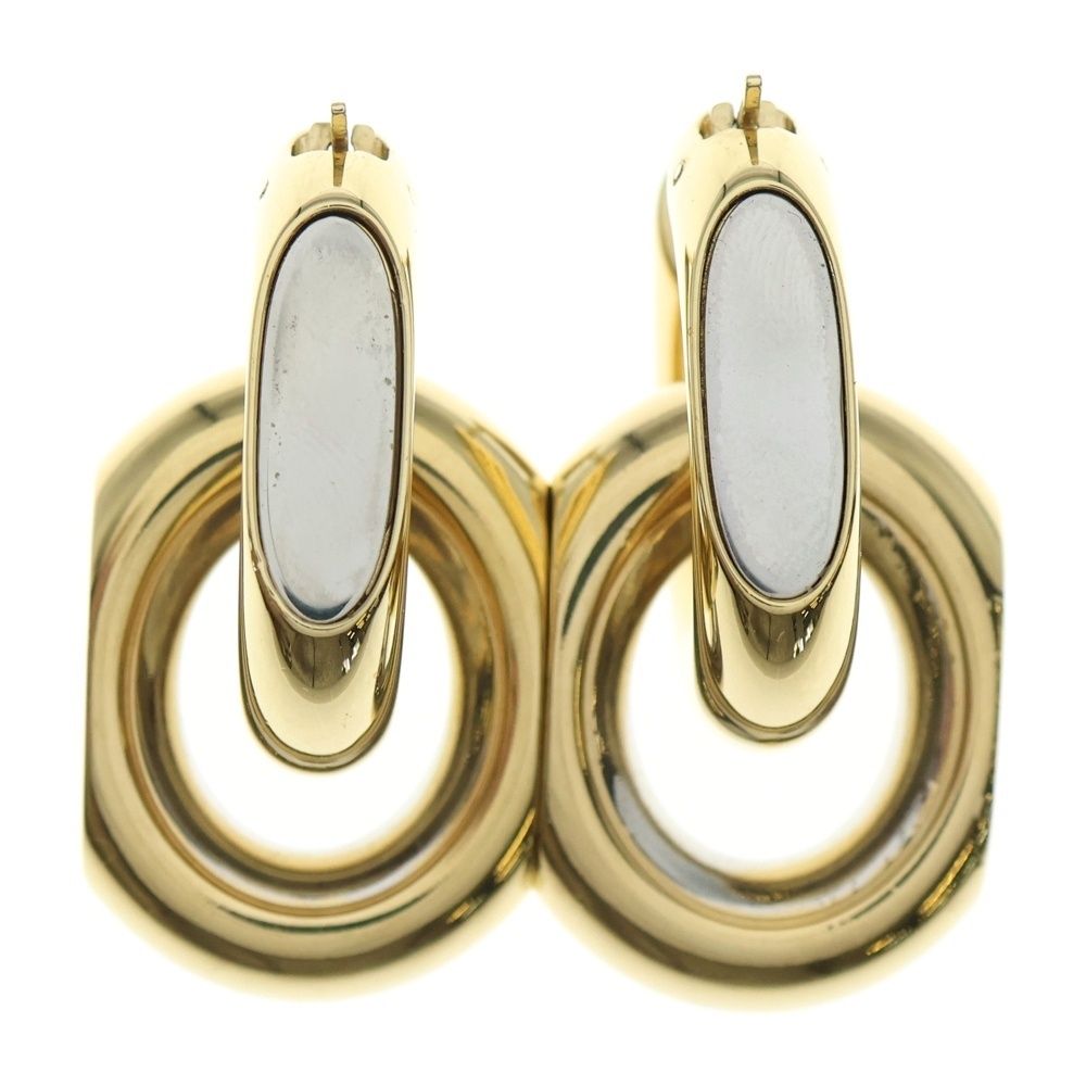 Saint Laurent Yves Cassandra Duo Link Earrings — view 2