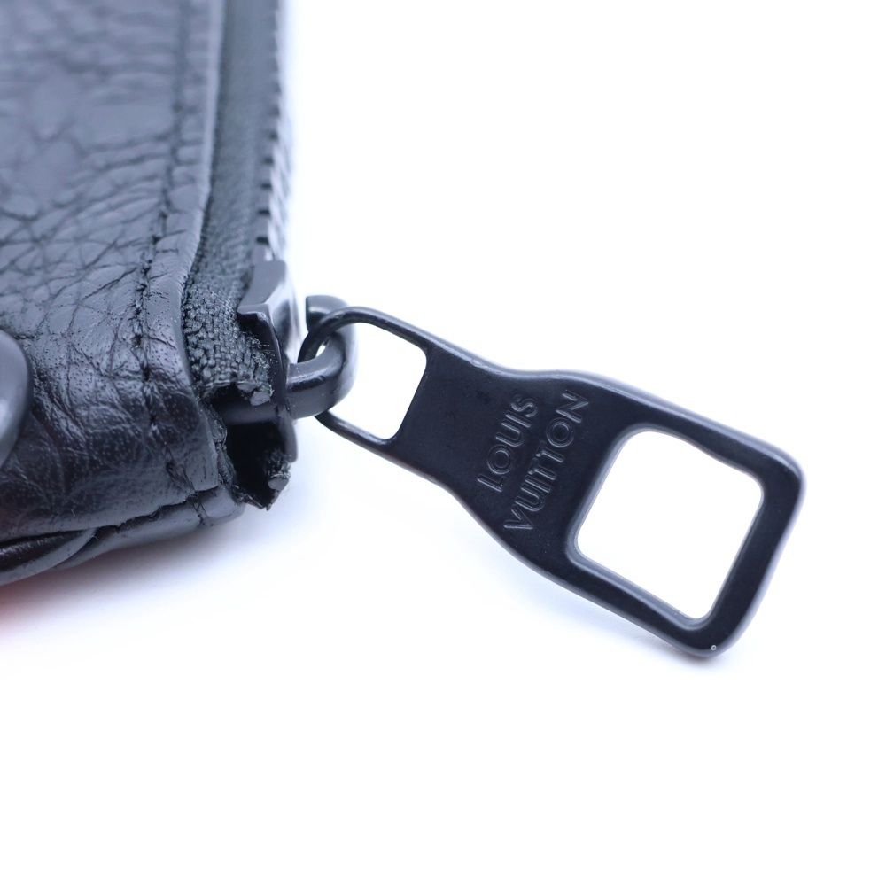 Louis Vuitton Taurillon Monogram Leather Coin Case with Chi-n Black — view 5