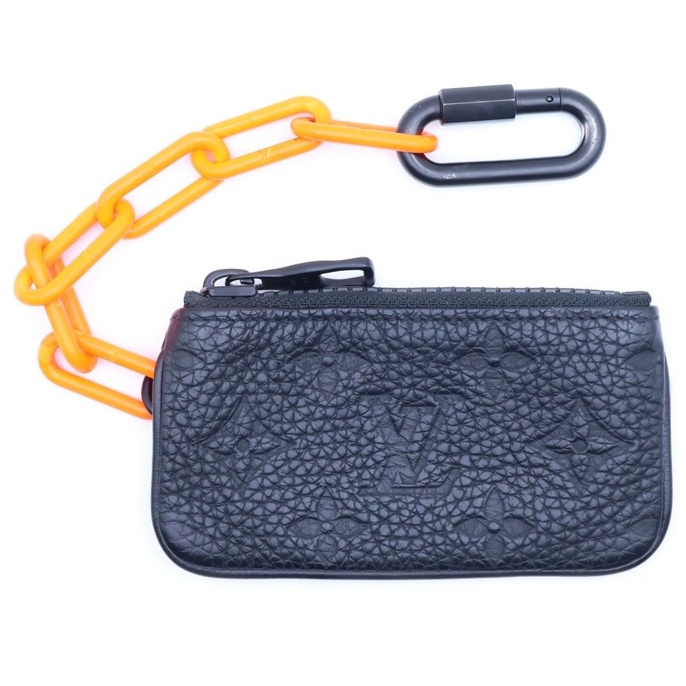 Louis Vuitton Taurillon Monogram Leather Coin Case with Chi-n Black — view 2