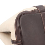 Hermes Garden Party PM Tote Toile Ash Beige Brown — view 7