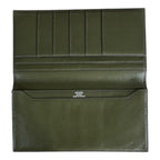 Hermes Mc2 Fleming Wallet Leather Green — view 7
