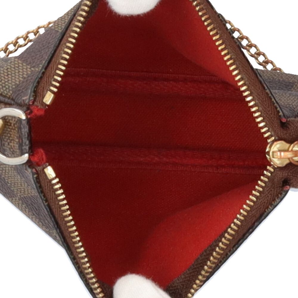 Louis Vuitton Mini Pochette Damier Pouch Canvas — view 5