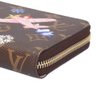 Louis Vuitton Vivienne Winter Travel Zippy Wallet Monogram Brown Multicolor — view 7