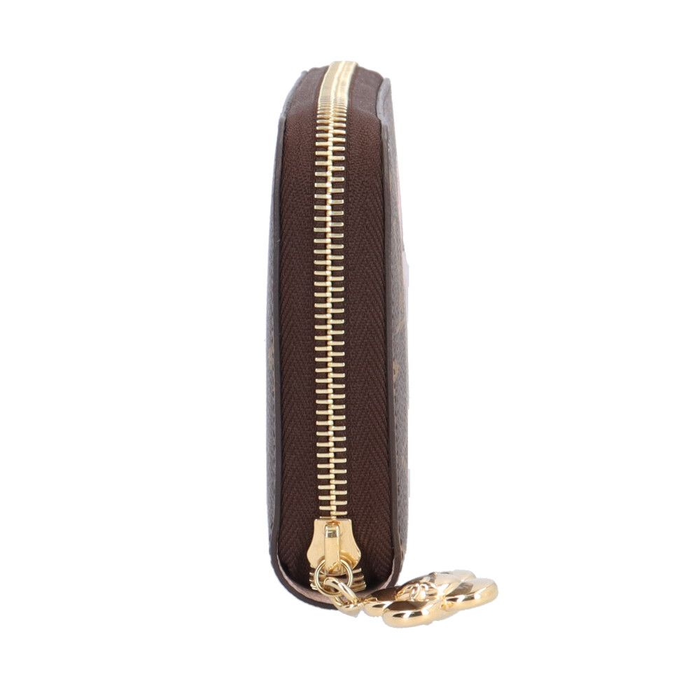 Louis Vuitton Vivienne Winter Travel Zippy Wallet Monogram Brown Multicolor — view 3