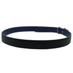 Hermes Constance Belt Logo Black Navy Silver Swift Veau — view 4