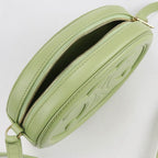 Celine Oval Pass Cuill Triomphe Crossbody Shoulder Bag Leather Green — view 3