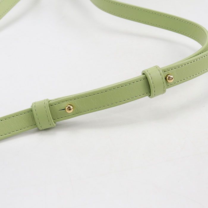 Celine Oval Pass Cuill Triomphe Crossbody Shoulder Bag Leather Green — view 9