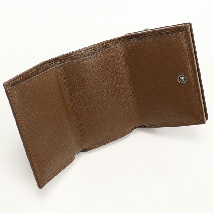 Gucci Compact Wallet GG Canvas Trifold Beige — view 3
