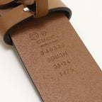 Gucci Interlocking Belt Leather Brown — view 4