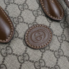 Gucci 2-Way GG Supreme Handbag Beige — view 6