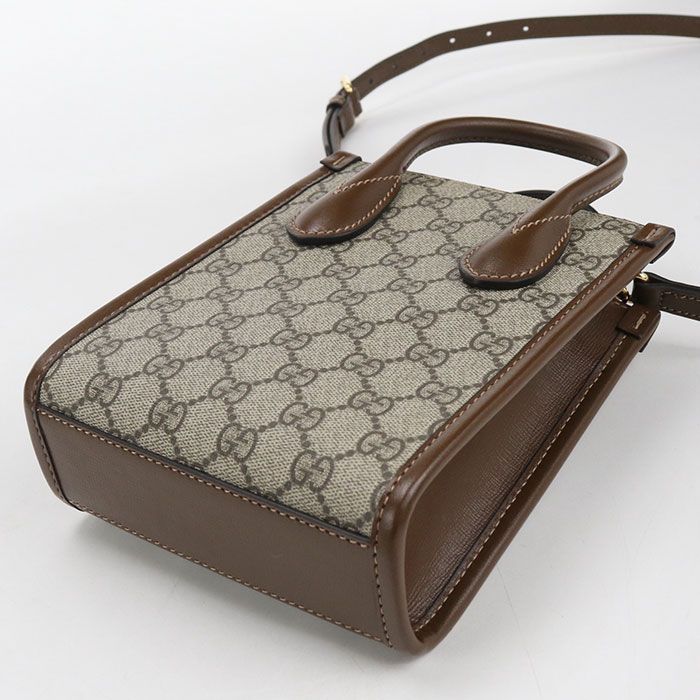 Gucci 2-Way GG Supreme Handbag Beige — view 2