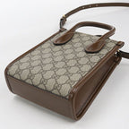 Gucci 2-Way GG Supreme Handbag Beige — view 2