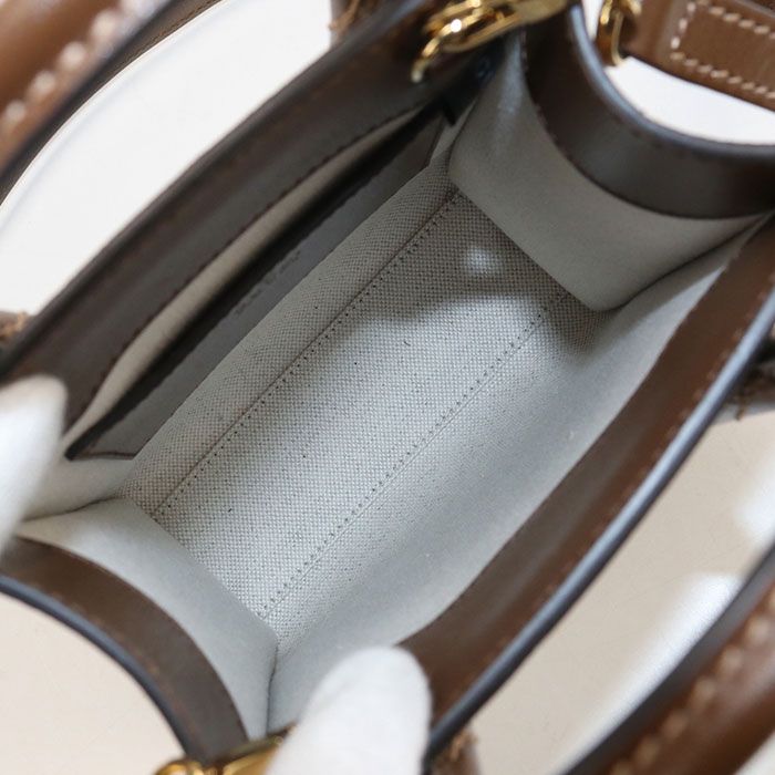 Gucci 2-Way GG Supreme Handbag Beige — view 3