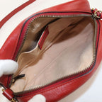 Gucci Mini Camera Bag GG Marmont Crossbody Leather Red — view 3