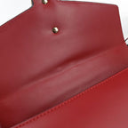 Gucci Sylvie Shoulder Bag Leather Red — view 7