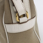 Prada Logo Jacquard Crossbody Shoulder Bag Beige — view 7
